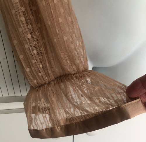 Neu mit Etikett Love X Design nude Langarm Herzausschnitt gerafft Bluse L - Bild 4 von 9