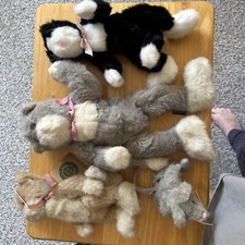 Boyds Bear Kittens With Their Own Little Mouse from 14 to 6 inches tall