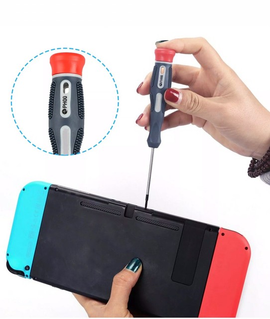 11PCS Screwdriver Repair Tools Set for Nintendo Switch Game Bit Full