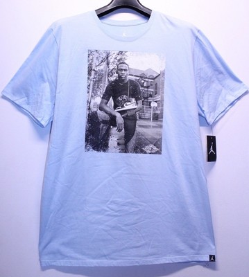 light blue jordan t shirt