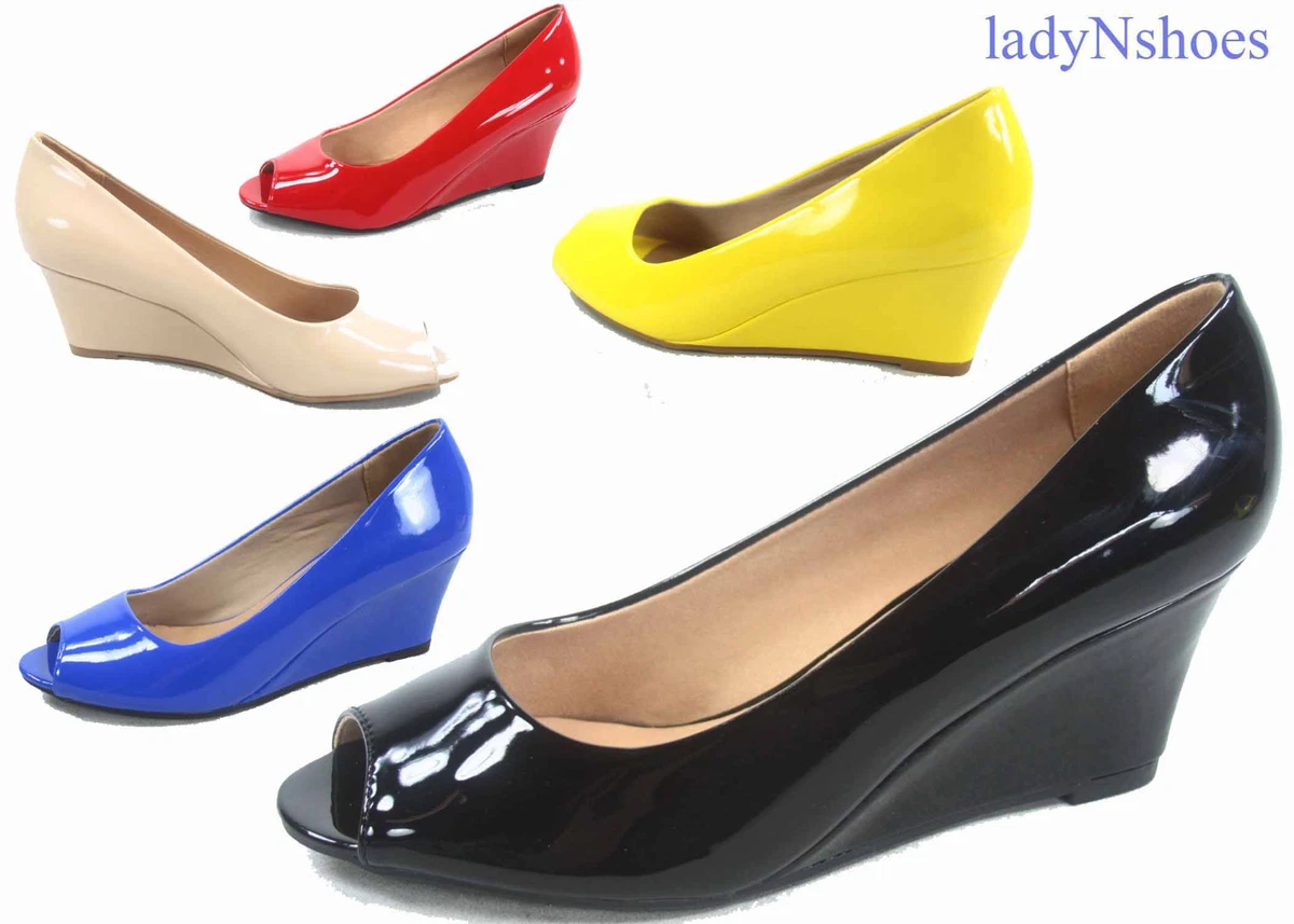Low wedge store court shoes