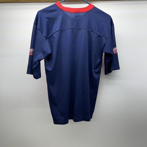 Vintage 2001 Atlanta Braves youth large 14-16 T-Shirt White Blue Red made in USA - Picture 2 of 3
