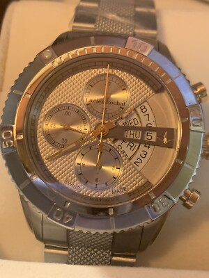 LUCIEN ROCHAT Automatic Steel Day Date 40MM CHRONOGRAPH