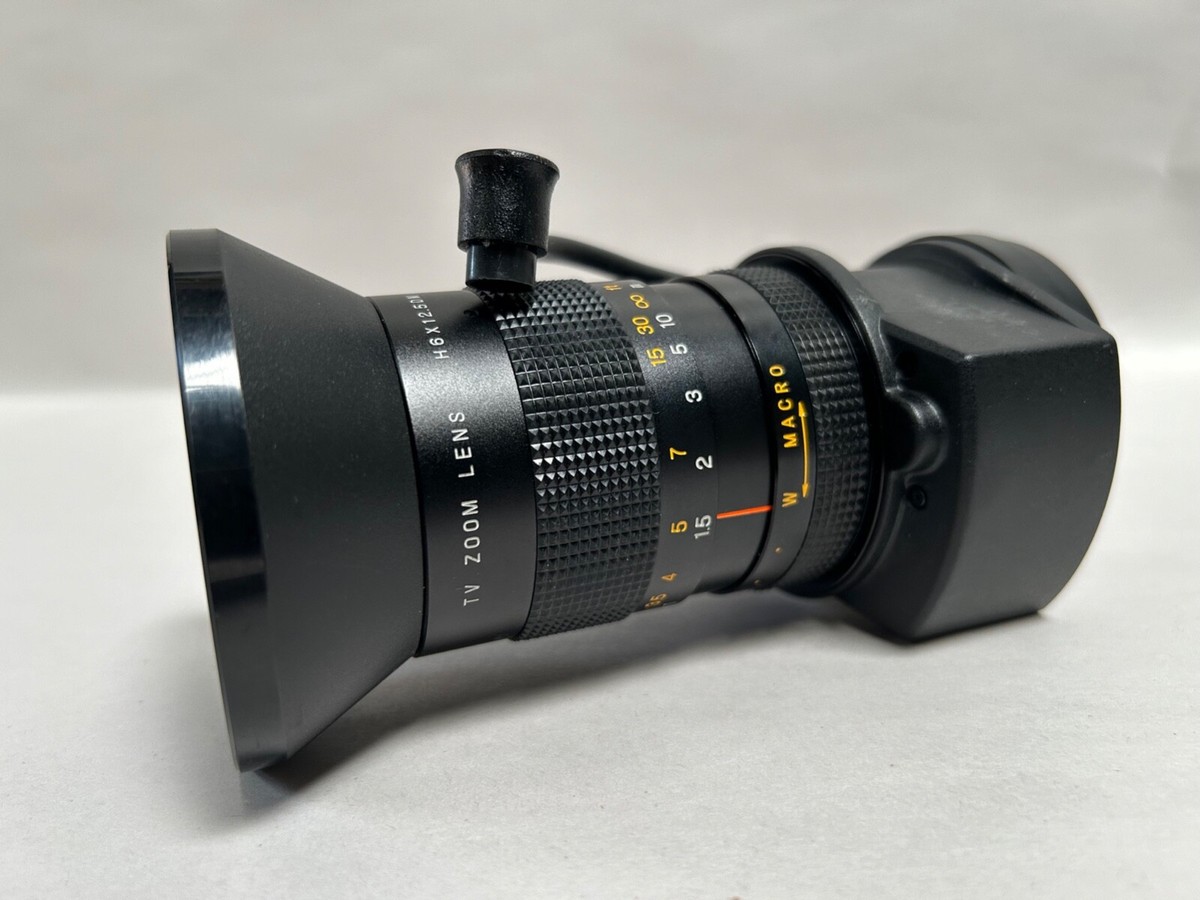 Vintage Fuji Optical 1:1.4 12.5-75mm TV Zoom Camera Lens (C10) | eBay