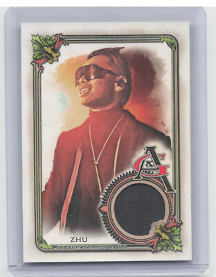 2023 Topps Allen & Ginter #AGRA-Z Zhu Allen & Ginter Full-Size Relics Series A