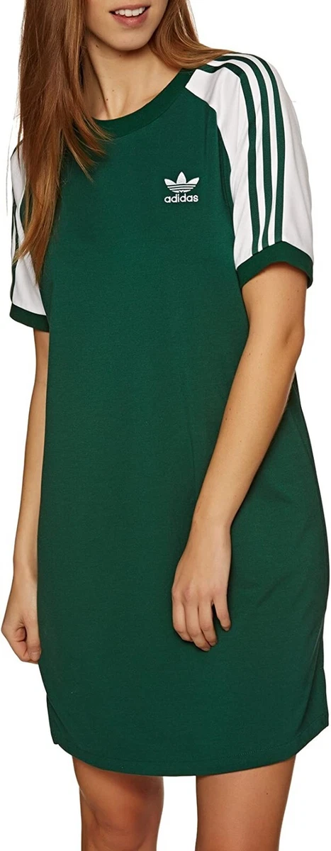 Originals Raglan Dress 32 36 XS S CE4963 GREEN TEE T SHIRT NEW NWT | eBay