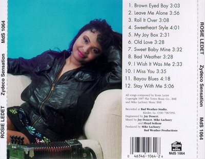 ROSIE LEDET - ZYDECO SENSATION NEW CD