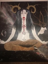 "Boginja Marena" (Acrylic Painting on stretched Canvas) 