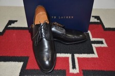 Ralph Lauren Made in USA Black Leather Dress Shoes