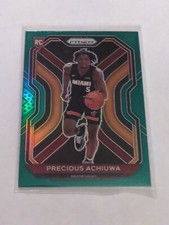 2020-21 Panini Prizm Basketball Precious Achiuwa GREEN Prizm Rookie Card #294🔥
