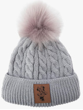 NEW Three In Kids Grey Minnie Mouse Beanie Hat