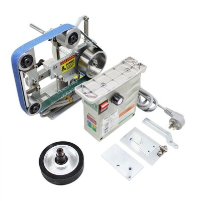 550W Abrasive Belt Sander Polisher Sharpener Grinder Machine Vertical Horizontal