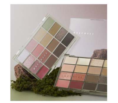 WAKEMAKE Soft Blurring Eye Palette 2 Colors 14g K-Beauty
