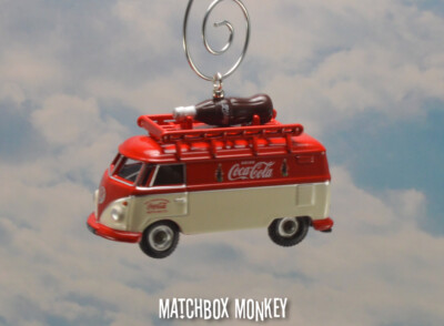 Coca Cola Volkswagen Samba Bus Microbus Kombi VW T1 Christmas Ornament 1/76 Coke