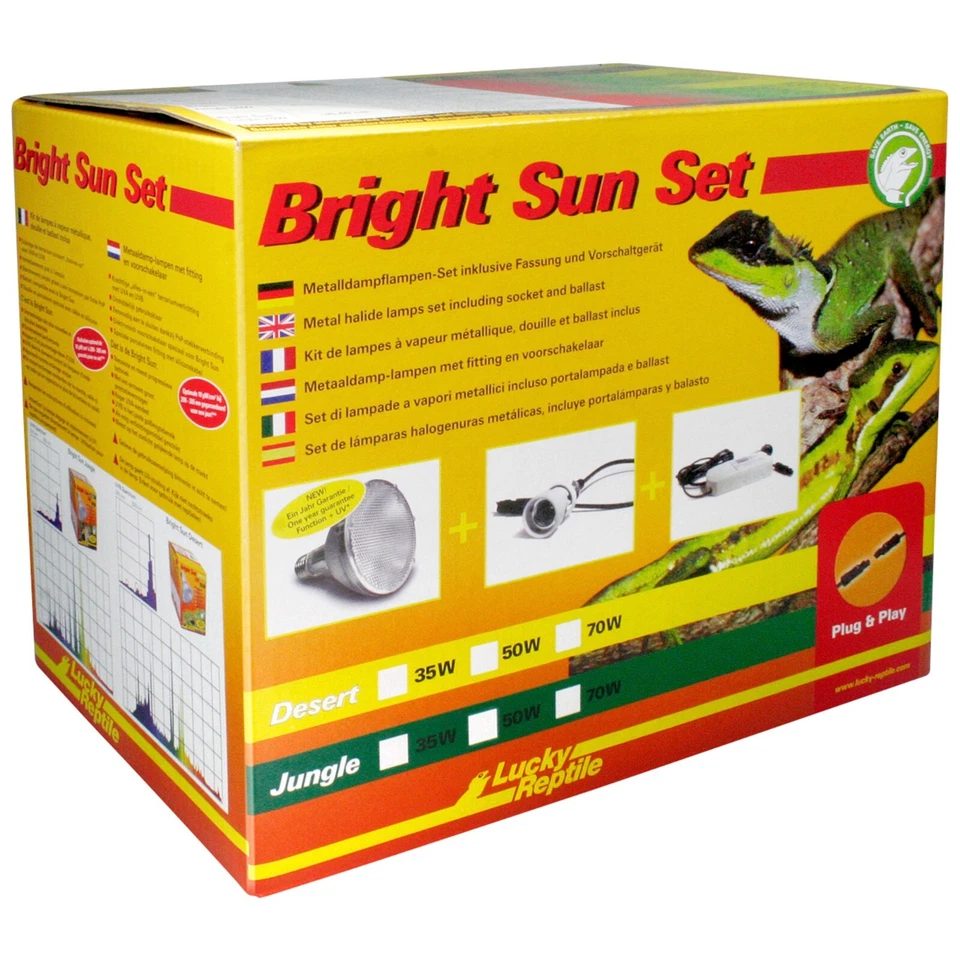 Lucky Reptile Bright Sun set UV-Lampe JUNGLE , 50W #LB/Y