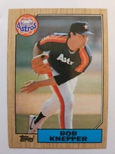 1987 TOPPS BOB KNEPPER #722 NM