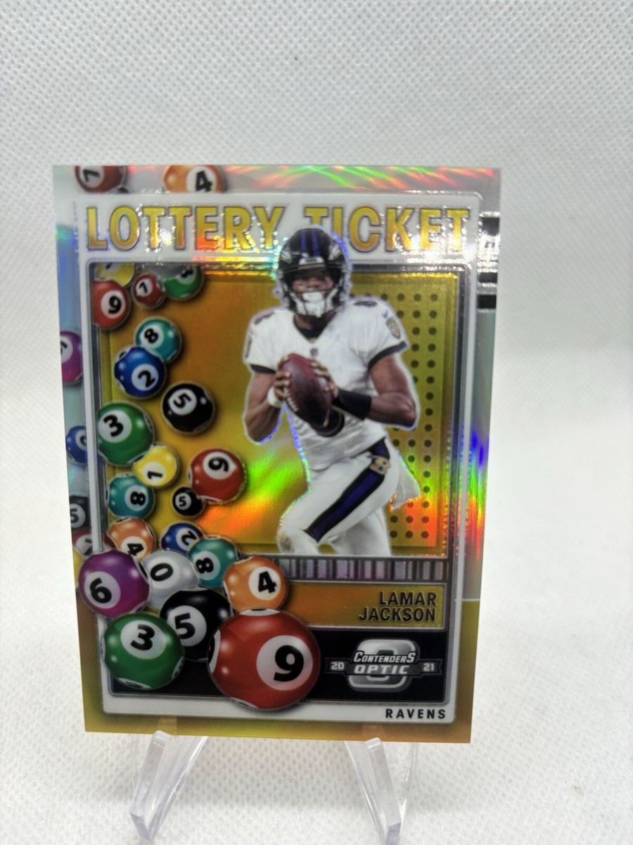10枚限定 Contenders Optic ラマー・ジャクソン PSA 8 2022 Panini Contenders Optic Lamar Jackson #XO-10 for sale
