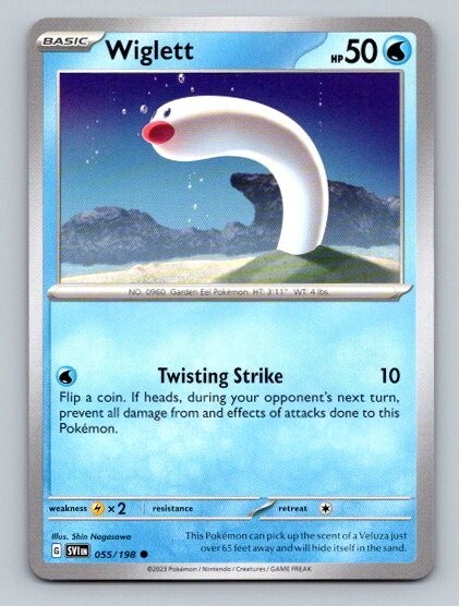 2023 Pokemon Card Scarlet & Violet Wiglett 55/198