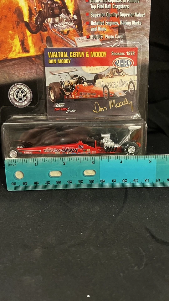 Johnny Lightning NHRA 1972 Season Don Moddy - Walton, Cerny & Moody Top Fuel - Image 3 of 4