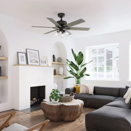 Hunter 52 inch Fonthill ENERGY STAR® HunterExpress Matte Black Ceiling Fan - Picture 3 of 19