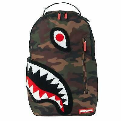 camo shark backpack