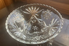 3-piece Vintage Antique Anchor Hocking Star of David Glass Bowl Relish Set of 3 — photo 3