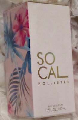 HOLLISTER *SO CAL* EAU DE PARFUM 1.7 FL OZ / 50mL NEW. SEALED. FREE SHIPPING!