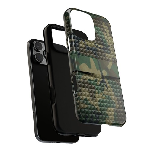Tough Cases For iPhone, Samsung Galaxy, Google Pixel, 3D Military Green Camo - Picture 32 of 219