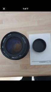 Used Cosina 70-210mm f4.5-5.6 MC Macro Lens for Canon Bayonet Mount