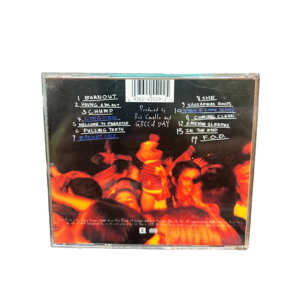 Green Day Dookie CD Original Press 1994 Ernie On Back Cover OOP Reprise