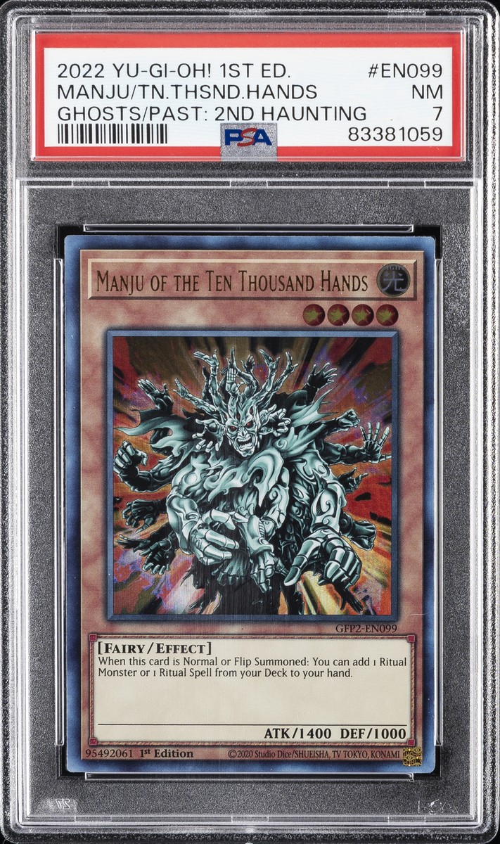 2022 YU-GI-OH THE 2ND HAUNTING 1ST EDITION MANJU OF THE TEN