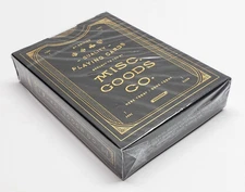 Misc. Goods Co. BLACK / GOLD EMBOSSED Playing Cards Deck 3rd Edition **SEALED**