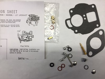 USA Carter UT cast iron top carburetor kit Farmall Massey NO STICK VALVE