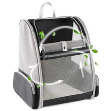 Texsens Innovative Traveler Bubble Backpack Pet Carriers for Cats and Dogs B...