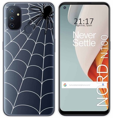 Hülle Gel Transparent für Oneplus Nord N100 Design Kronleuchter Muster
