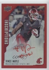 2015 Upper Deck Inscriptions Red 88/149 Vince Mayle #VM Auto 0c2