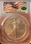 2025 American Silver Eagle graded CAC MS70 "FIRST DAY OF ISSUE"
