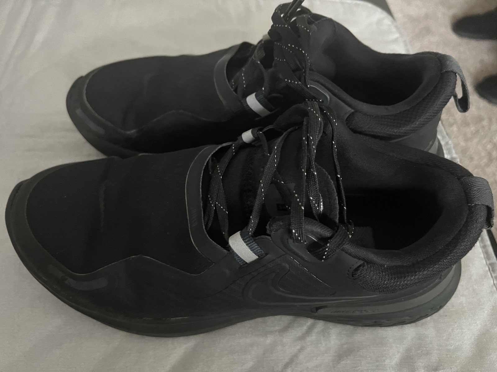 Women’s Nike Infinity React Shield Triple Black l… - image 1