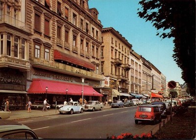 AK Wiesbaden Wilhelmstraße Oldtimer Parkhotel (Nr. 3112)