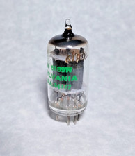 Sylvania 6189 W JAN Vacuum Tube Grey Plates Nice Label