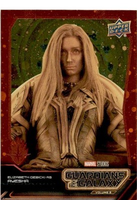 2024 UD Guardians of the Galaxy Vol3 Debicki As Ayesha Orange E-12 Ensemble Blue