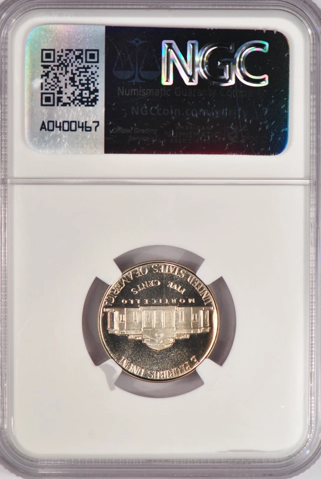 1950 Jefferson Nickel Proof NGC PF 67 CAMEO PR67CAM Frosty Coin 5C - Image 2 of 2