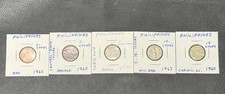 Philippines Coins Lot (5 Coins) – 1, 5 & 10 Centavos – 1960s–1970 