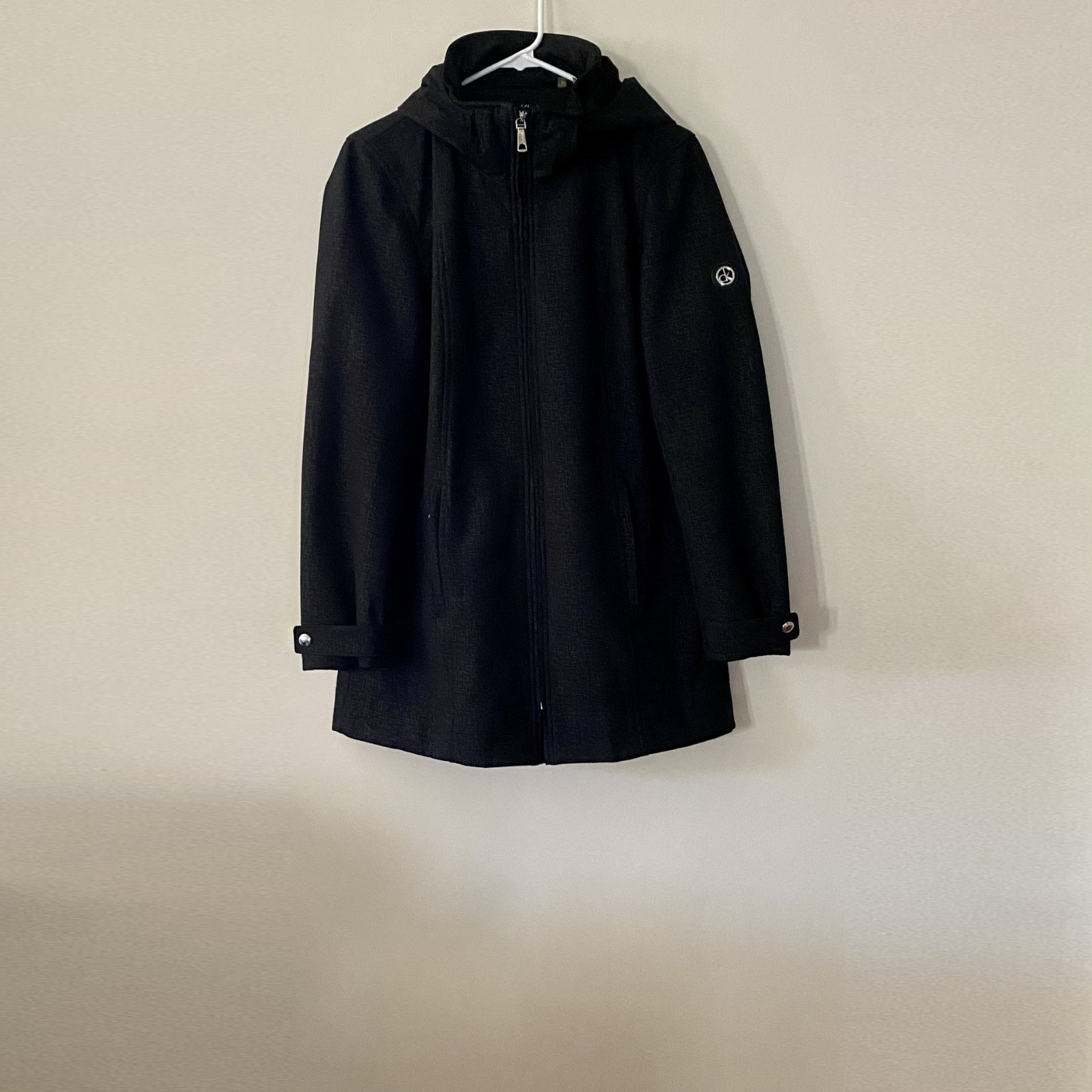 EUC Calvin Klein Softshell Zip Jacket Lined Rain … - image 3