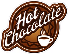 Hot Chocolate Sticker Car Truck Vehicle Bumper Decal