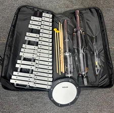 Gear Lux Bell Kit (sticks, mallets, pad, stand, bag)