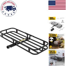 Lightweight 53 Hitch Cargo Carrier With Easy Installation - 500 Lb Capacity