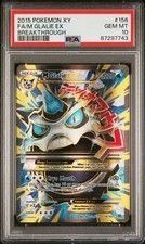PSA 10 GEM MINT - Pokemon M Glalie EX 156/162 - POP 108