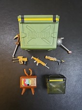 Fort Nite Action Figure Loot Lot Ammo Box Light Up Tv And Ammo Box Weapons
