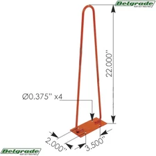 579.TCH102 Traffic Safety Cone Holder Top Mount - TCH10H 50904